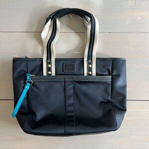 Coach - Black Hampton Nylon Tote